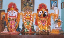 The live size Deities of Lord Jagannath Baladeva Subhadra M